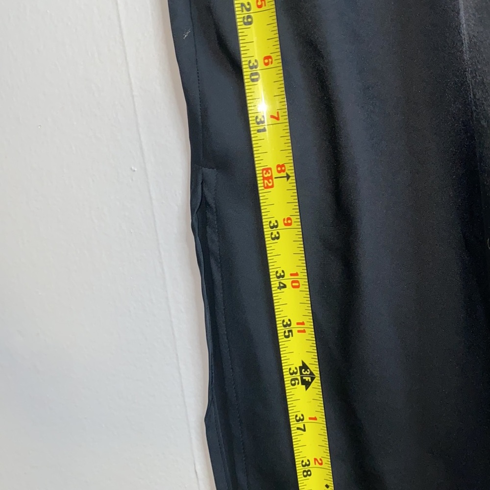 🎈NWT Beautiful Black V-Neck slip dress with slit up the side! - Picture 6 of 12